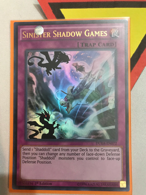 SINISTER SHADOW GAMES - ULTRA - DUEA-EN072 - 1ST
