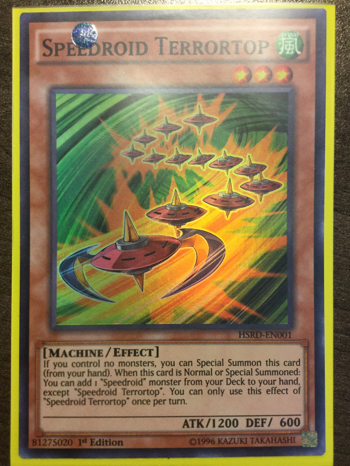 Speedroid Terrortop / Super - HSRD-EN001 - 1st — Transcend Cards