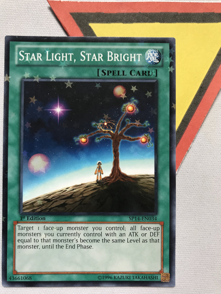 STAR LIGHT, STAR BRIGHT - STARFOIL RARE - SP14-EN034 - 1ST
