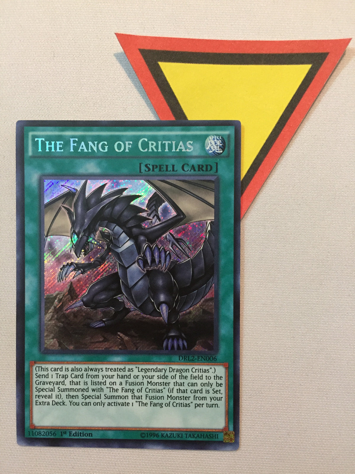 THE FANG OF CRITIAS - SECRET - DRL2-EN006 - 1ST Transcend Cards THE FANG OF CRITIAS - SECRET - DRL2-EN006 - 1ST Transcend Cards