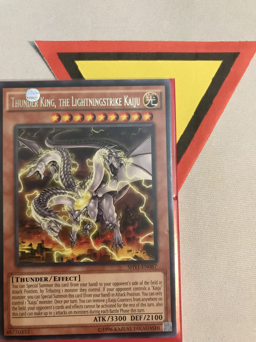 THUNDER KING, THE LIGHTNINGSTRIKE KAIJU - RARE - SHVI-EN087