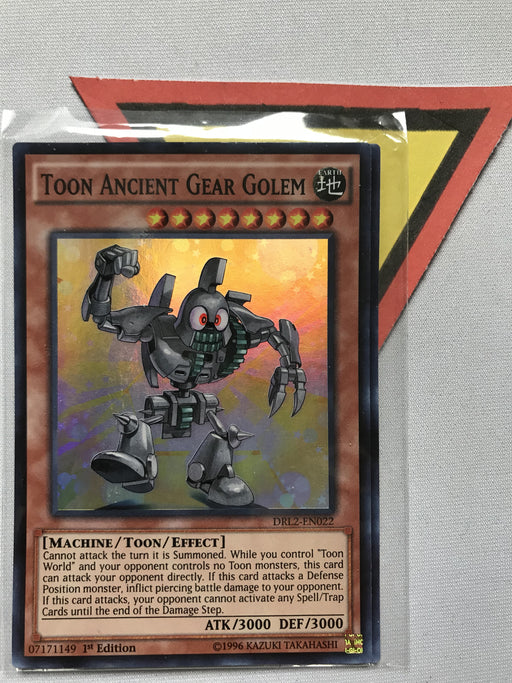 TOON ANCIENT GEAR GOLEM - SUPER - DRL2-EN022 - 1ST