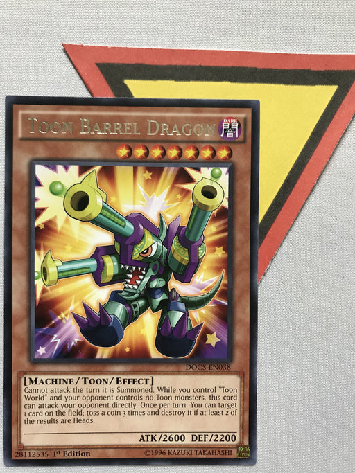TOON BARREL DRAGON - RARE - DOCS-EN038 - 1ST