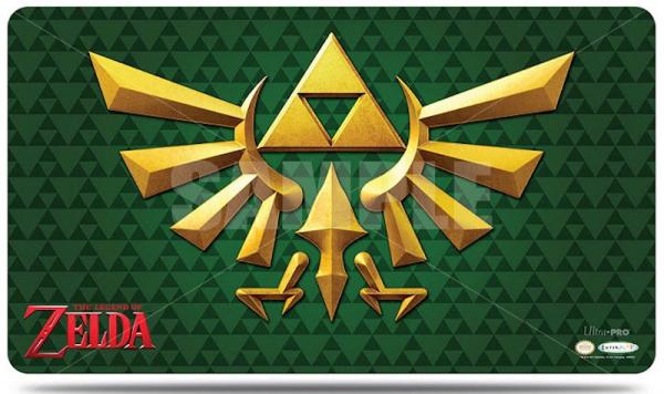 Playmat : Zelda Green Crest + Tube