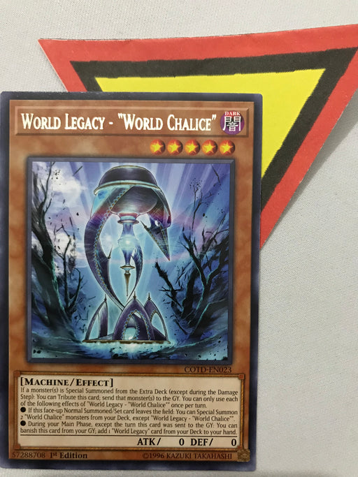 WORLD LEGACY - "WORLD CHALICE" - RARE - COTD-EN023 - 1ST