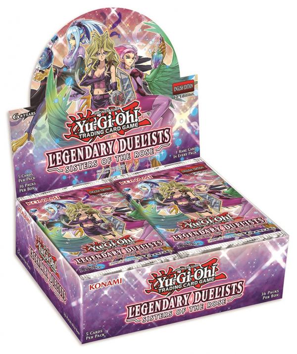 Booster Box: Legendary Duelists: Sisters of the Rose - 1st (small dent outside of the sealed box)
