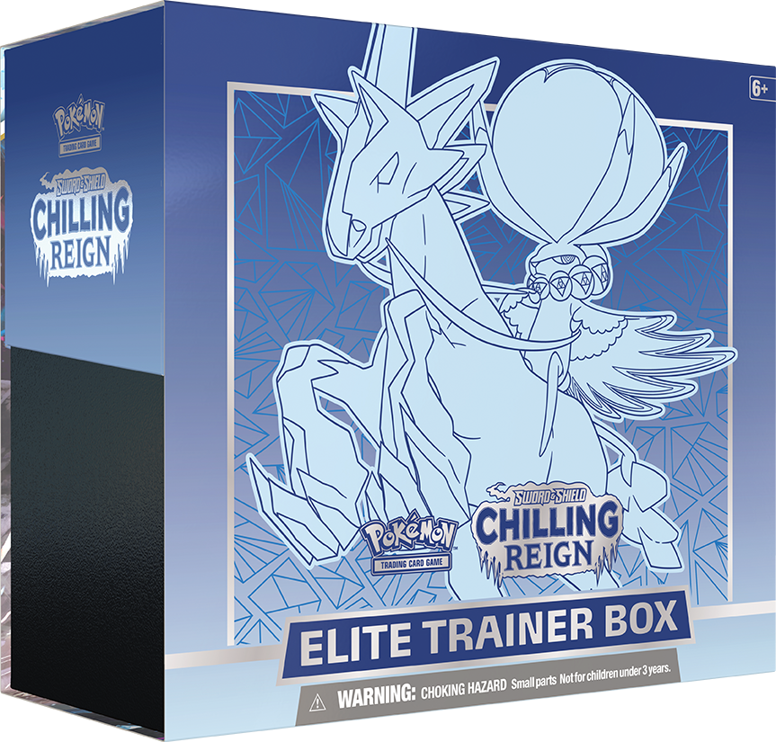 Pokemon Pre-order - POKEMON - Chilling Reign - Elite Trainber Box - Ice Rider Calyrex (Jun 18th, 2021)