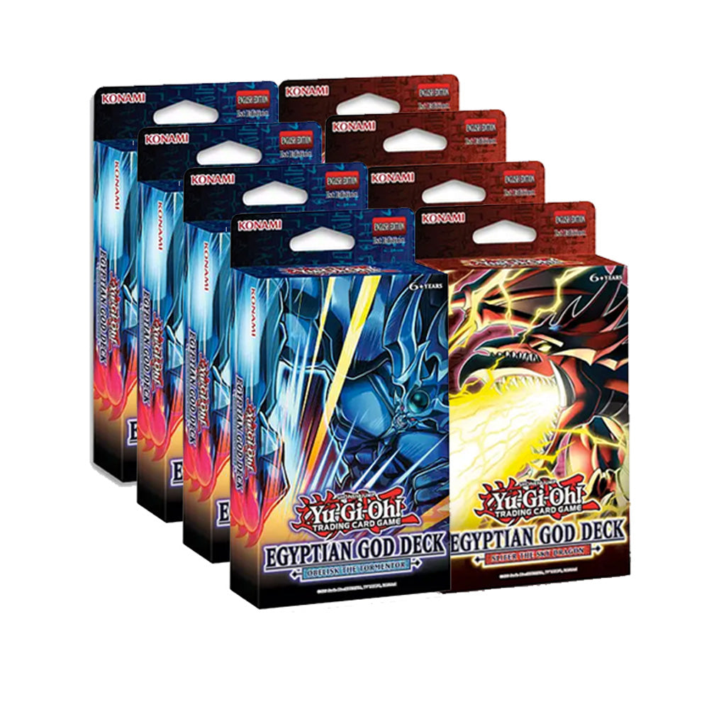 Yugioh Egyptian God Deck 1 Display of 8 Transcend Cards Yugioh Egyptian God Deck 1 Display of 8 Transcend Cards