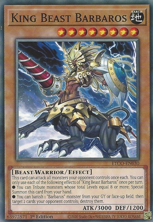 King Beast Barbaros / Common - ETCO-EN030 - 1st