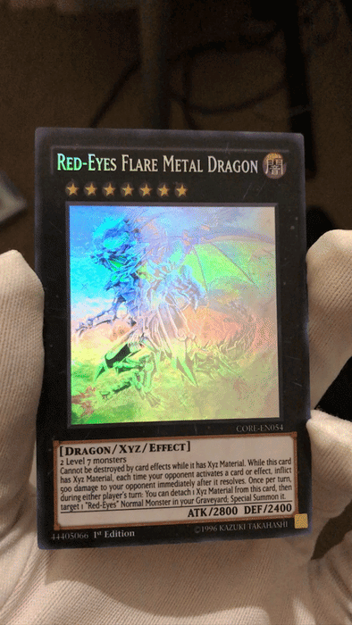 Red-Eyes Flare Metal Dragon - Ghost - CORE-EN054