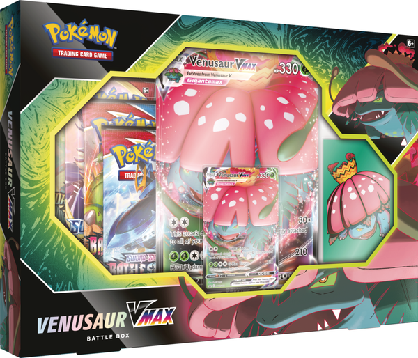 Pre-order - Pokemon: Venusaur Vmax Battle Box & Blastoise Vmax Battle Box (March 19th, 2021) Media 1 of 3