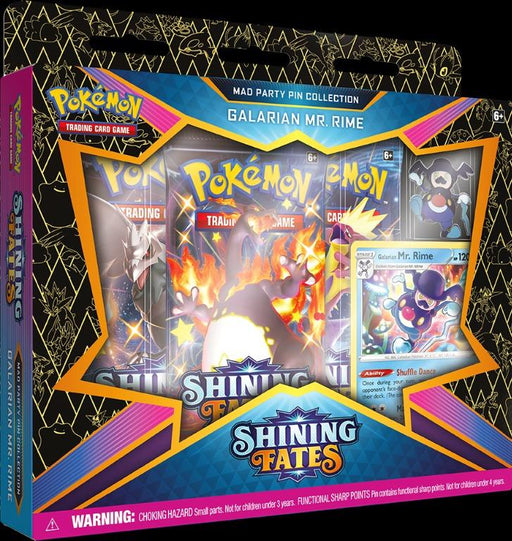 Yugioh POKEMON - SHINING FATES - MAD PARTY PIN COLLECTION - GALARIAN MR. RIME