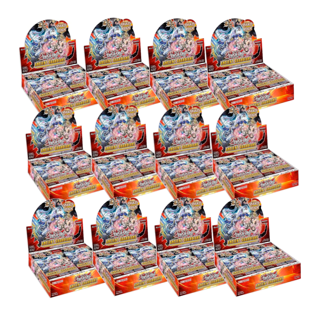 Yugioh - Ancient Guardians Booster Box - Case of 12 Transcend Cards Yugioh - Ancient Guardians Booster Box - Case of 12 Transcend Cards