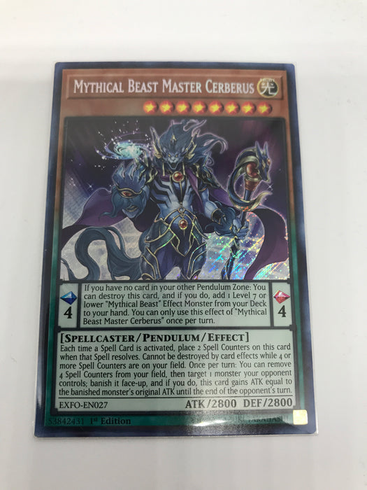 Mythical Beast Master Cerberus - Secret - EXFO-EN027 - 1st
