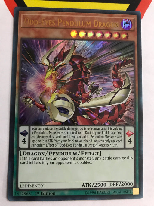 ODD-EYES PENDULUM DRAGON (alt art) - ULTRA - LEDD-ENC01 - 1ST