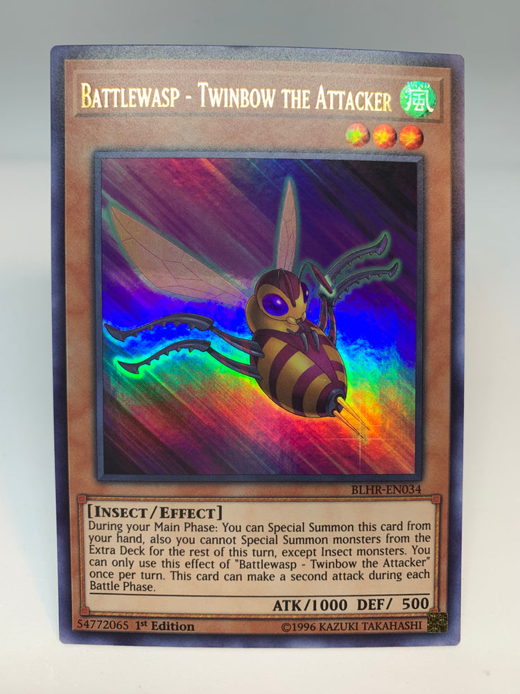 yugioh battlewasp cards Yugioh! Battlewasp - Twinbow the Attacker / Ultra - BLHR-EN034