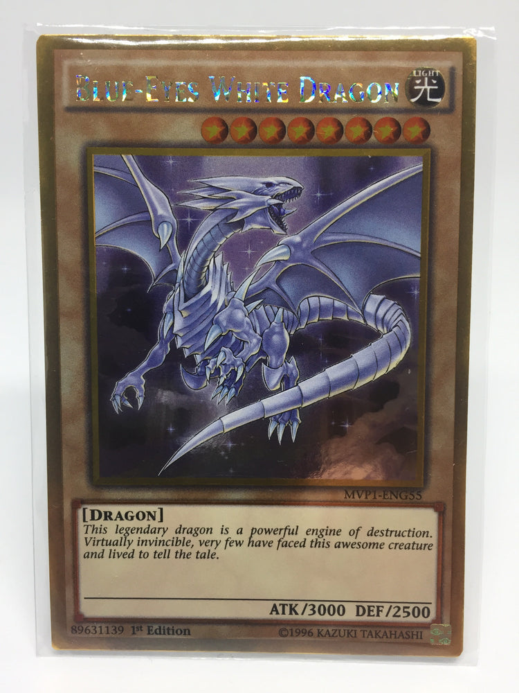 Blue-Eyes White Dragon / Ultra Gold - MVP1-ENG55 - 1st - LP