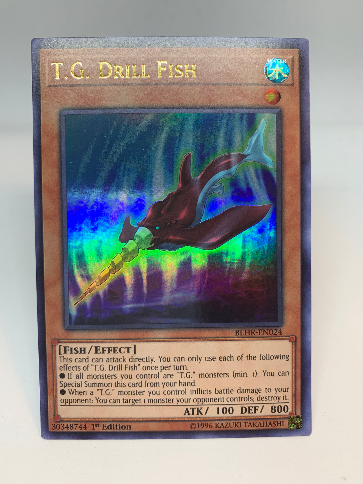 Yugioh! T.G. Drill Fish / Ultra - BLHR-EN024 - 1st Transcend Cards Yugioh! T.G. Drill Fish / Ultra - BLHR-EN024 - 1st Transcend Cards