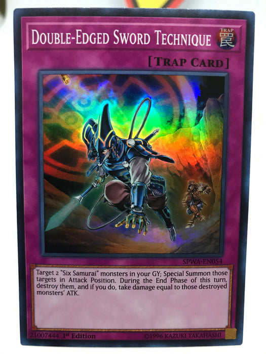 Yugioh! Double-Edged Sword Technique / Super - SPWA-EN054 - 1st Transcend Cards Yugioh! Double-Edged Sword Technique / Super - SPWA-EN054 - 1st Transcend Cards