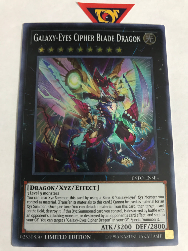 Galaxy-Eyes Cipher Blade Dragon / Super - EXFO-ENSE4 - Lim