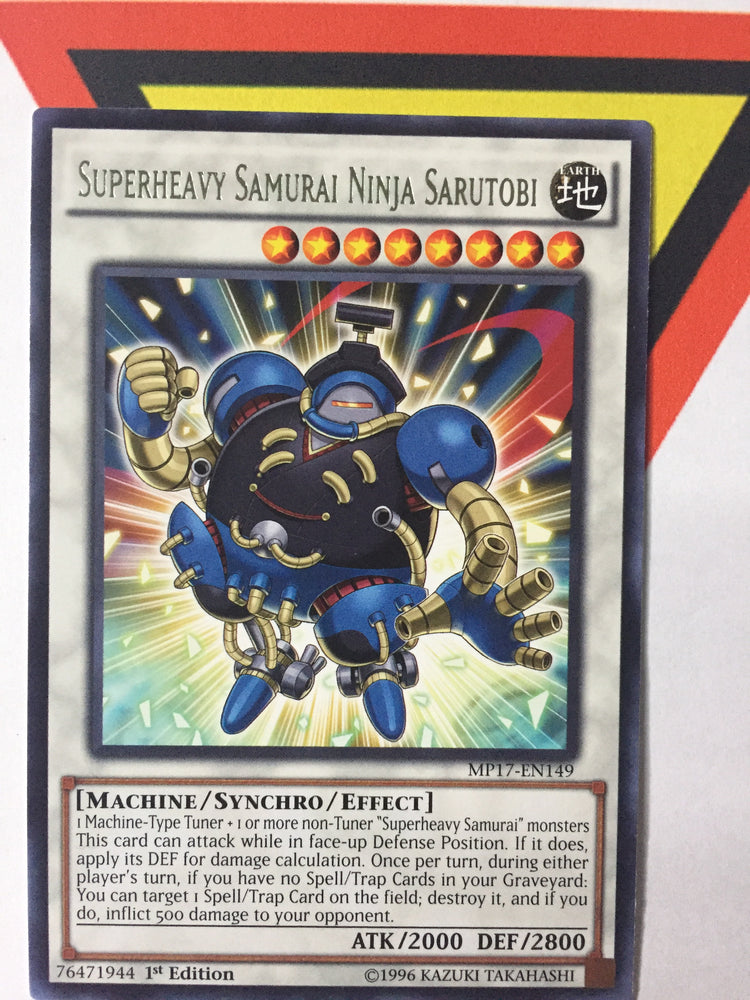 SUPERHEAVY SAMURAI NINJA SARUTOBI - RARE - MP17-EN149 - 1ST