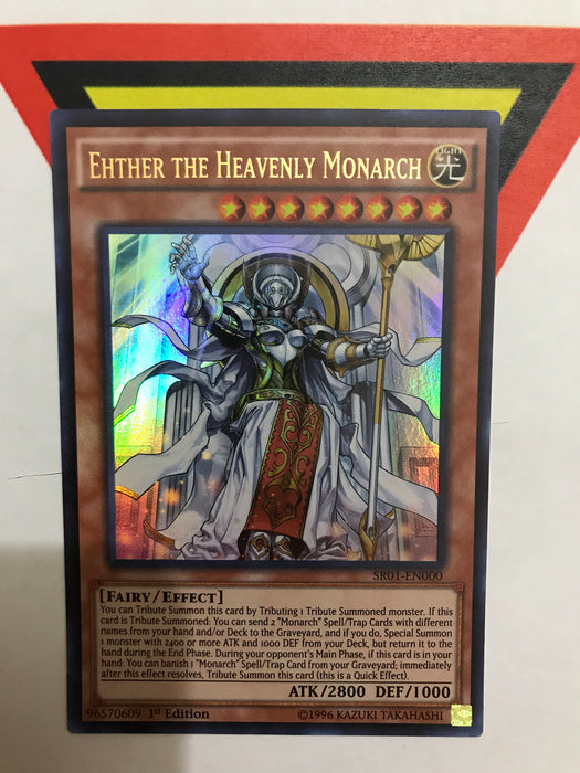 Ehther the Heavenly Monarch - Ultra - SR01-EN000 - 1st