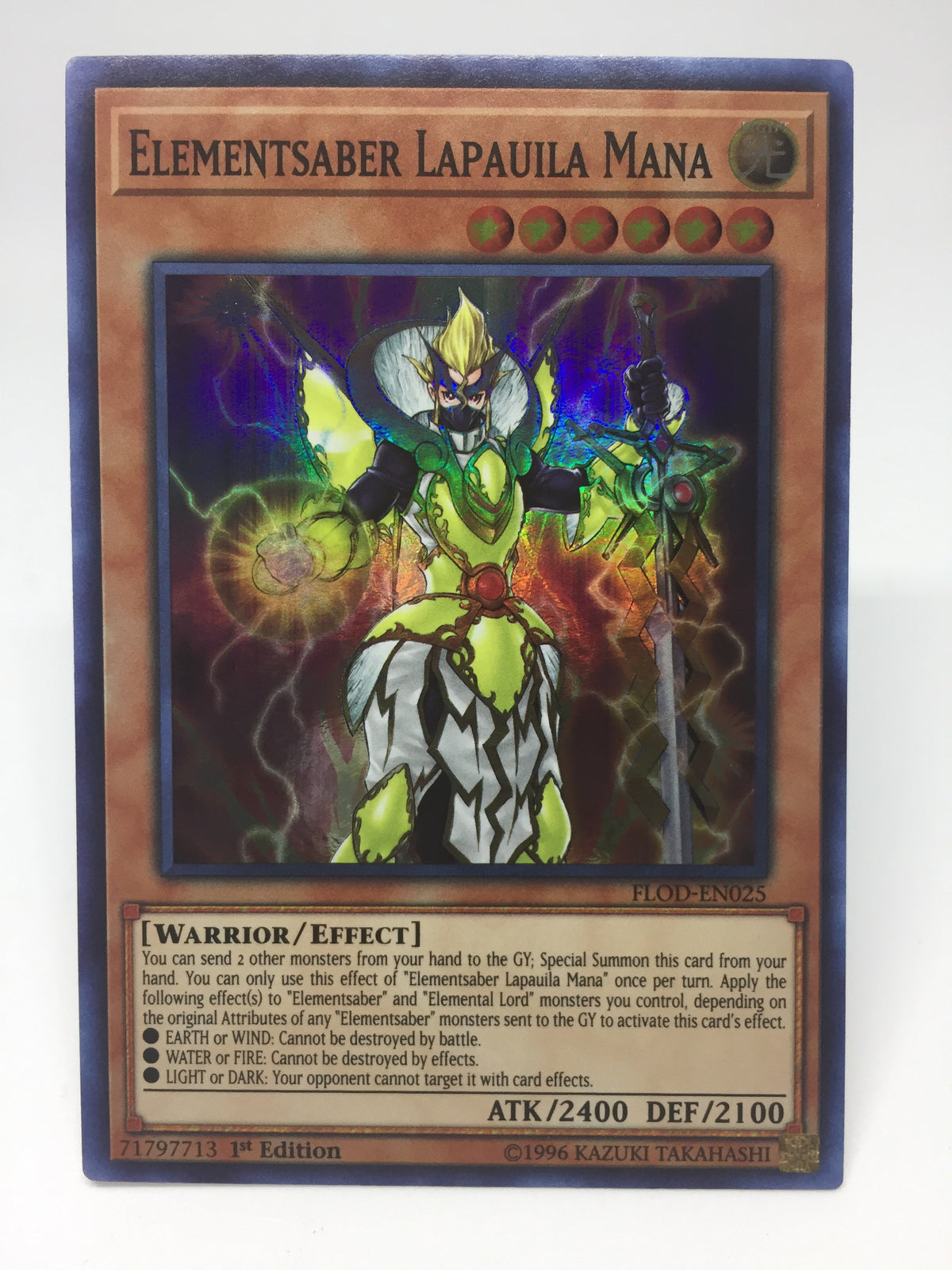 Yugioh! Elementsaber Lapauila Mana / Super - FLOD-EN025