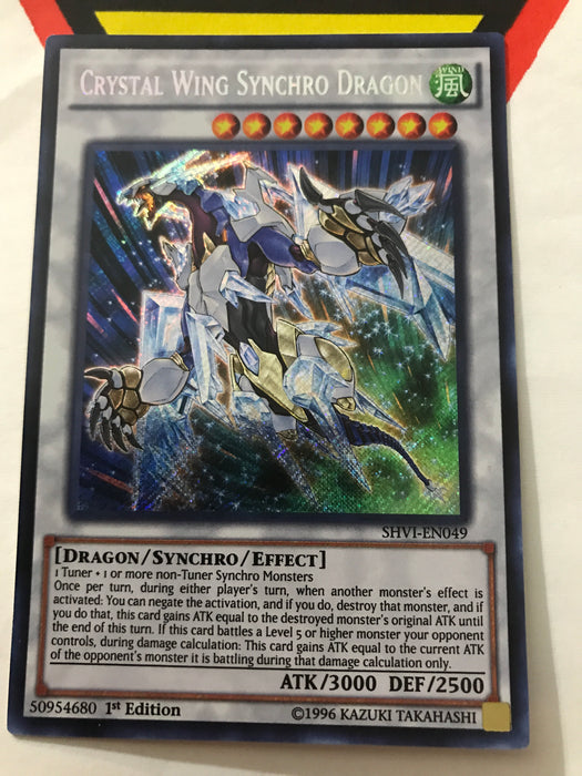 Crystal Wing Synchro Dragon / Secret - SHVI-EN049