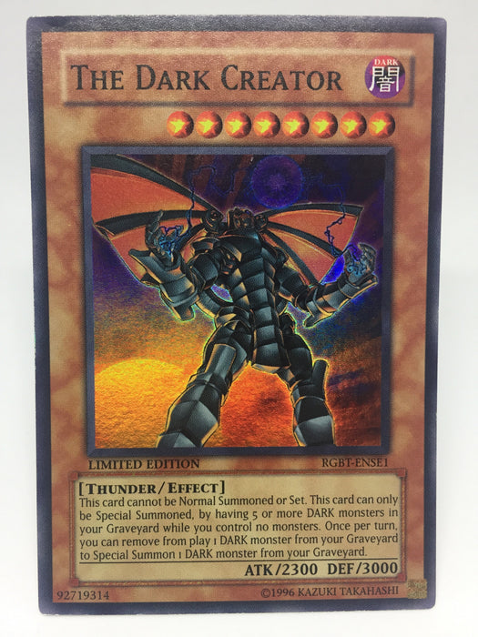 The Dark Creator / Super - RGBT-ENSE1 - Lim - VLP