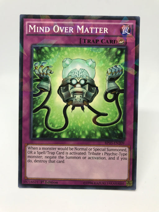 Mind Over Matter - Shatterfoil Rare - BP03-EN209 - 1st