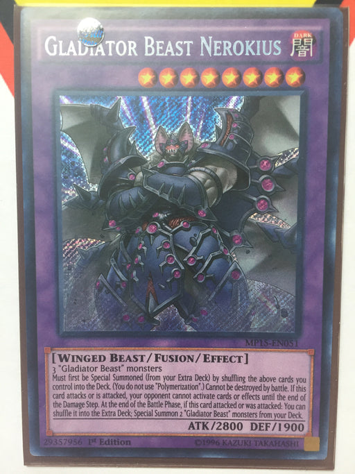 GLADIATOR BEAST NEROKIUS - SECRET - MP15-EN051 - 1ST