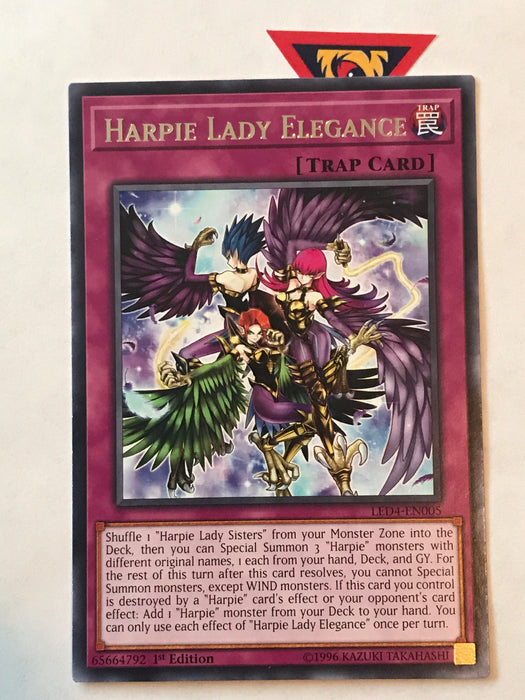 Harpie Lady Elegance / Rare - LED4-EN005 - 1st
