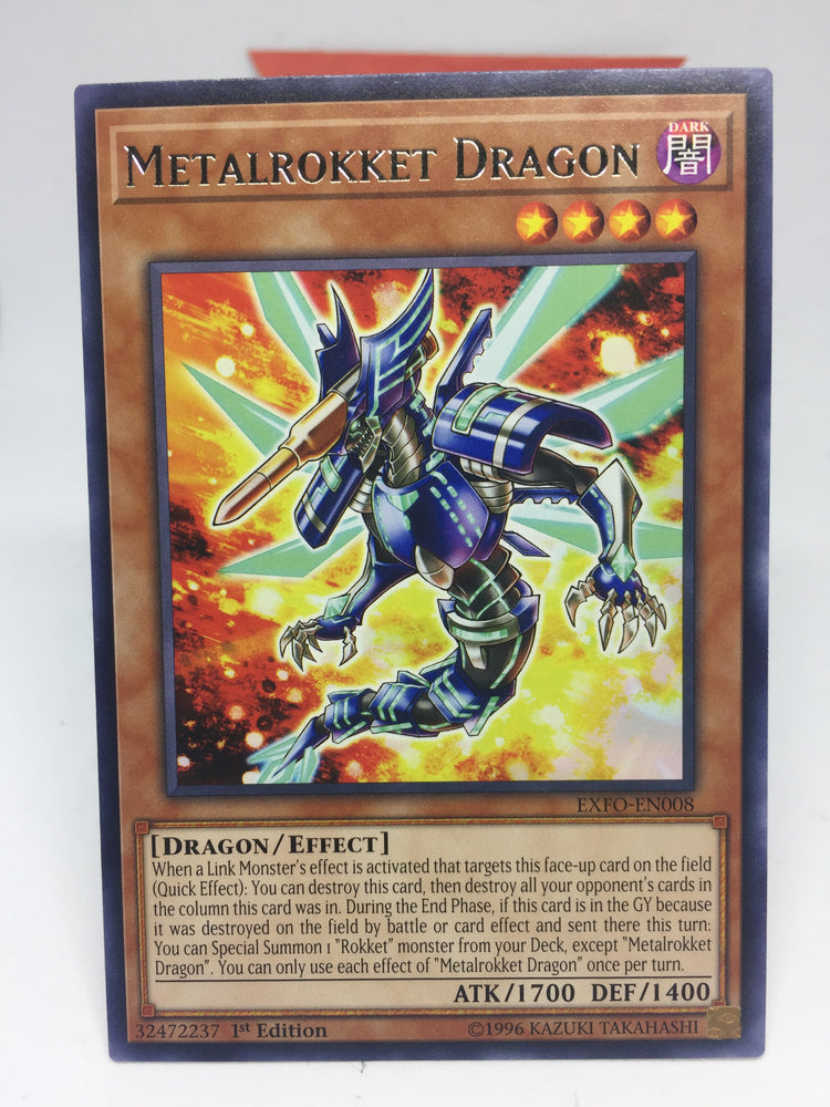 Metalrockket Dragon - Rare - EXFO-EN008 - 1st