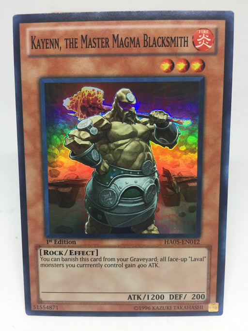 Kayenn, the Master Magma Blacksmith - Super - HA05-EN012 - 1st