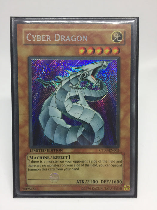 Cyber Dragon / Secret - CT03-EN002 - MP (small crease)