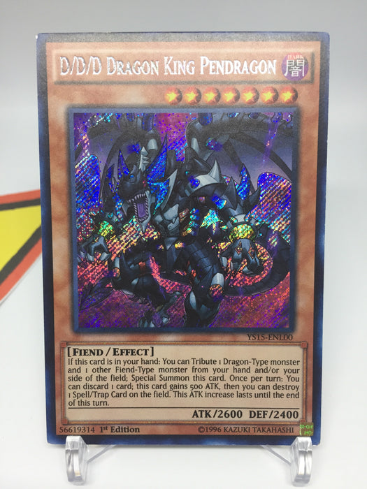 D/D/D Dragon King Pendragon - Secret - YS15-ENL00 - 1st