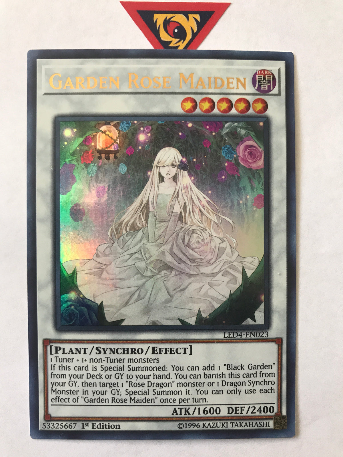 Yugioh! Garden Rose Maiden / Ultra - LED4-EN023