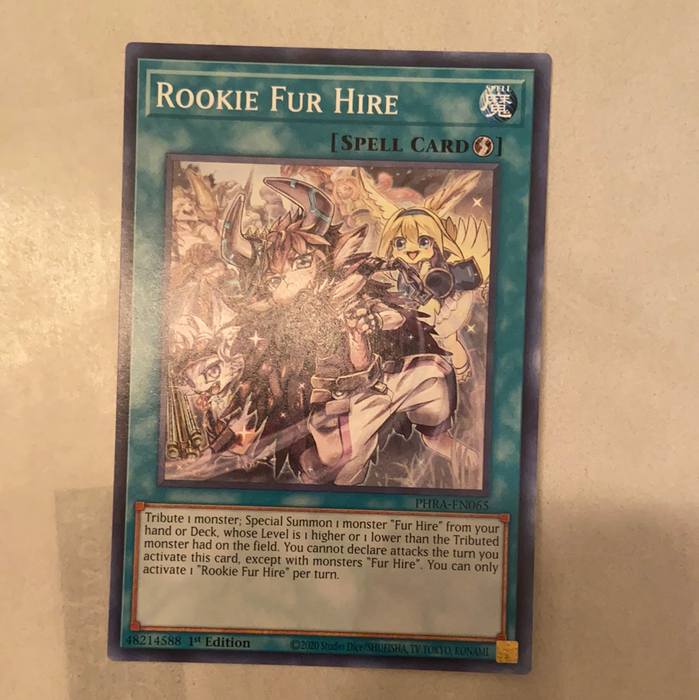 Rookie Fur Hire / Common - PHRA-EN065 - 1st