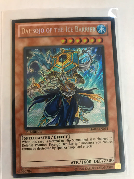 Dai-sojo of the Ice Barrier - Secret - HA02-EN011 - 1st/Unl