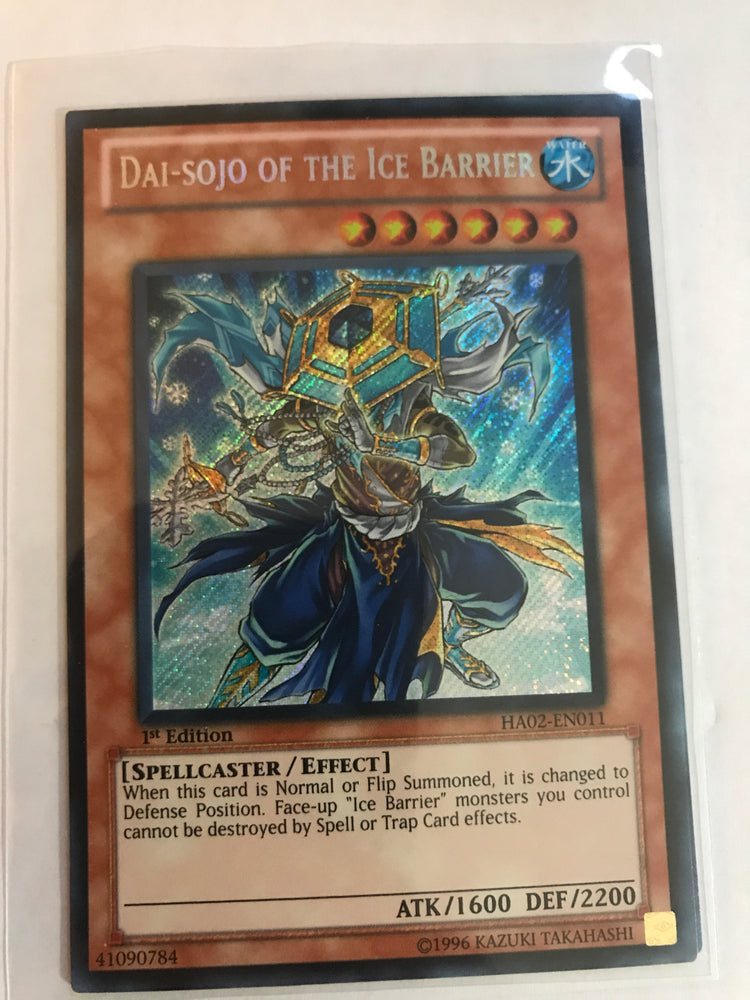 Dai-sojo of the Ice Barrier - Secret - HA02-EN011 - 1st/Unl