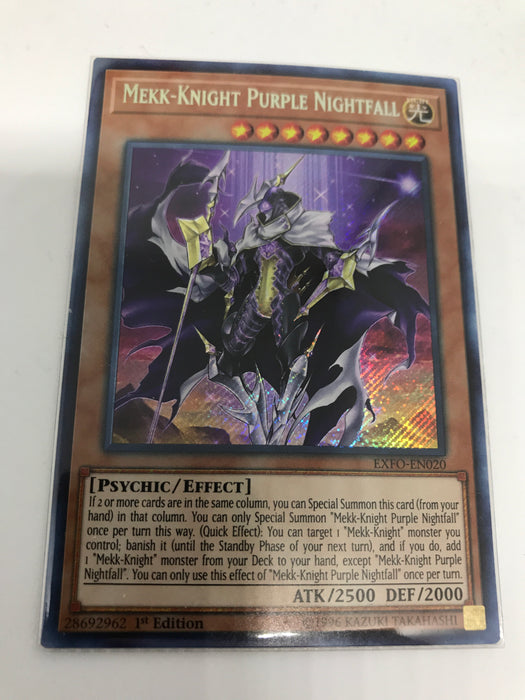 Mekk-Knight Purple Nightfall - Secret - EXFO-EN020 - 1st