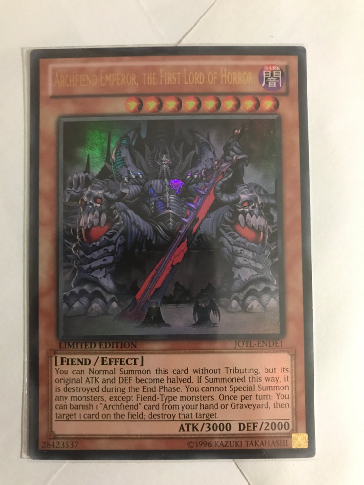 Archfiend Emperor, the First Lord of Horror / Ultra - JOTL-ENDE1 - Lim - VLP