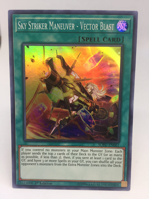 Sky Striker Maneuver - Vector Blast / Super Rare - SOFU-EN061 - 1st