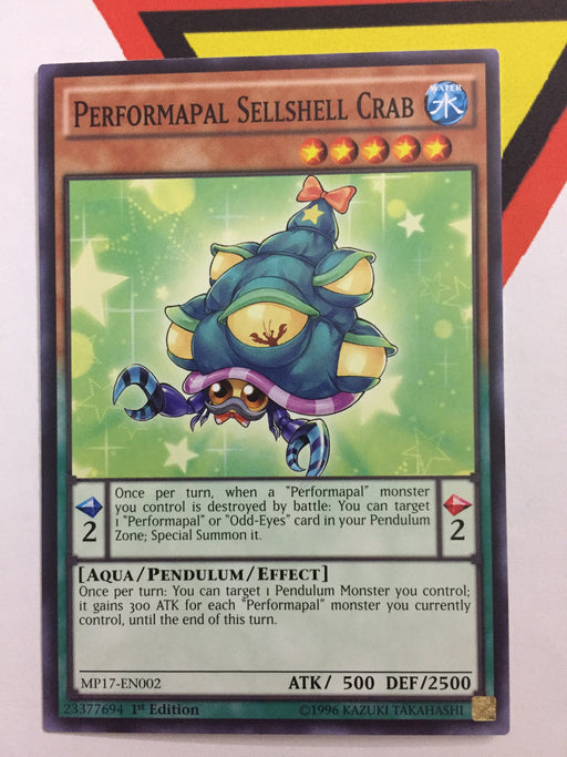 Performapal Sellshell Crab - MP17-EN002 - 1st