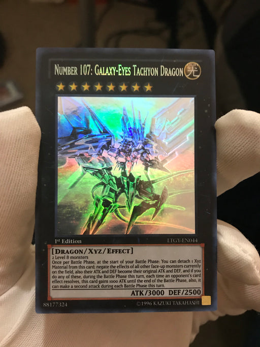 Number 107: Galaxy-Eyes Tachyon Dragon / Ghost - LTGY-EN044 - 1st - VLP