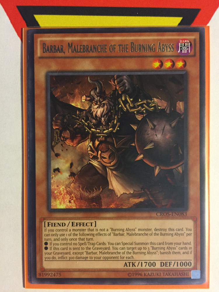 BARBAR, MALEBRANCHE OF THE BURNING ABYSS - RARE - VARIOUS - 1ST