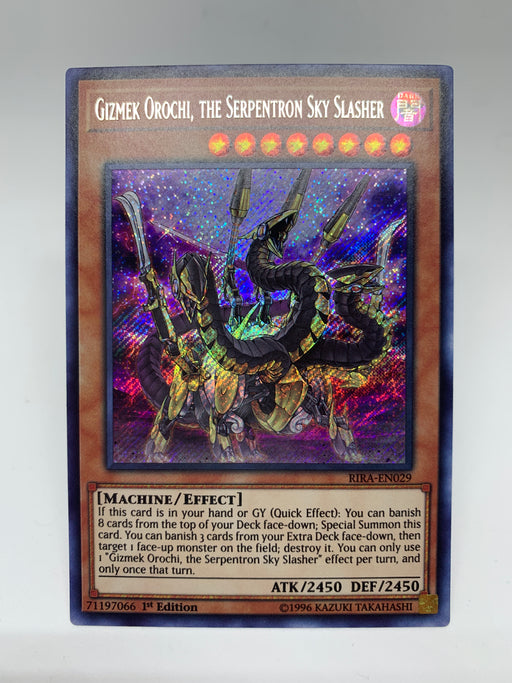 GIZMEK OROCHI, THE SERPENTRON SKY SLASHER / Secret - RIRA-EN029 - 1st