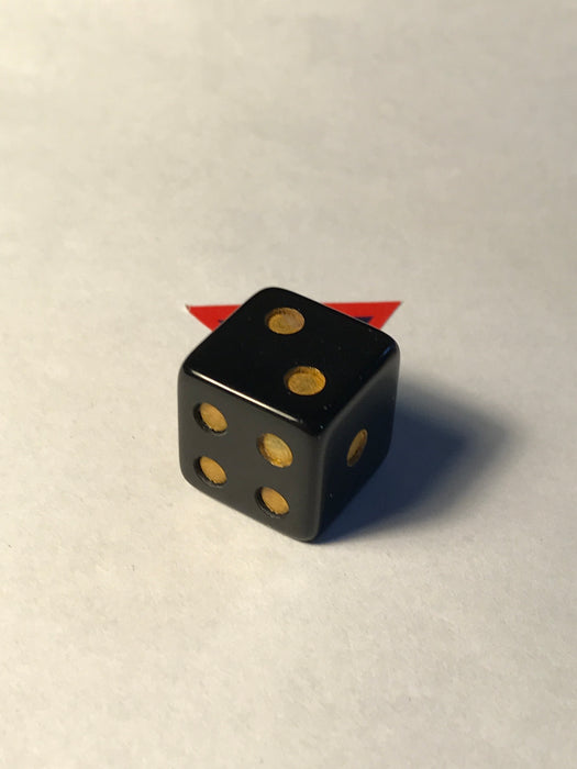 Black Wooden Dice