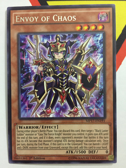 ENVOY OF CHAOS - RARE - MP17-EN191 - 1ST