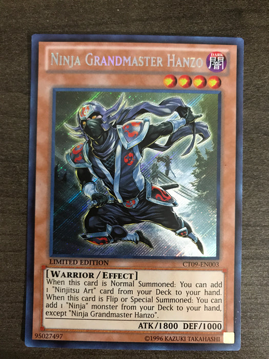 Ninja Grandmaster Hanzo - Secret - CT09-EN003 - Lim